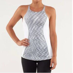 Lululemon Virtuous Tank Blazer Fossil / White